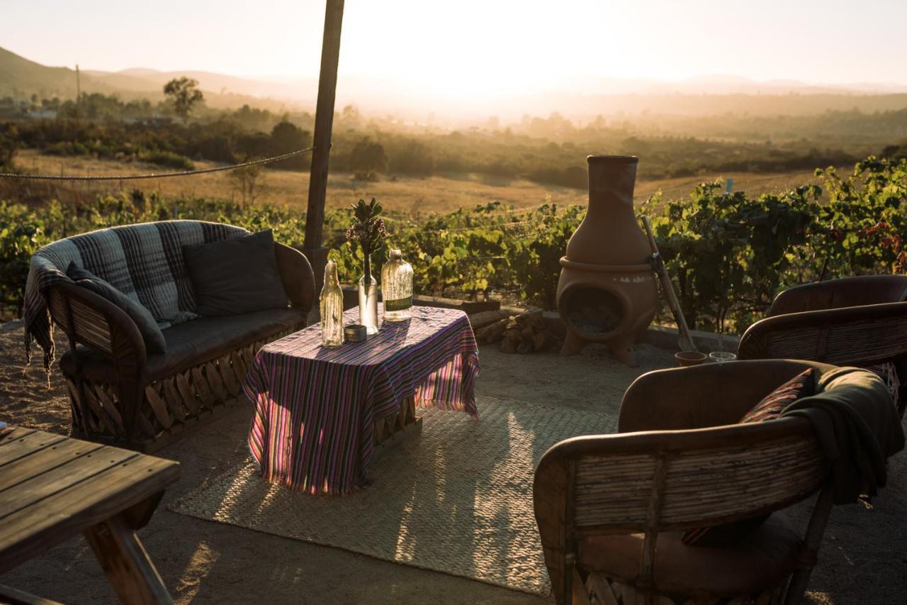 Uvauva Eco-Retreat Bed & Breakfast Valle de Guadalupe Exterior foto